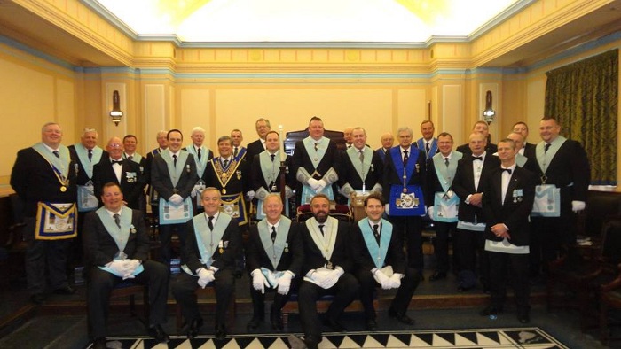 All present at W. Bro. Martyn Parry's Installation